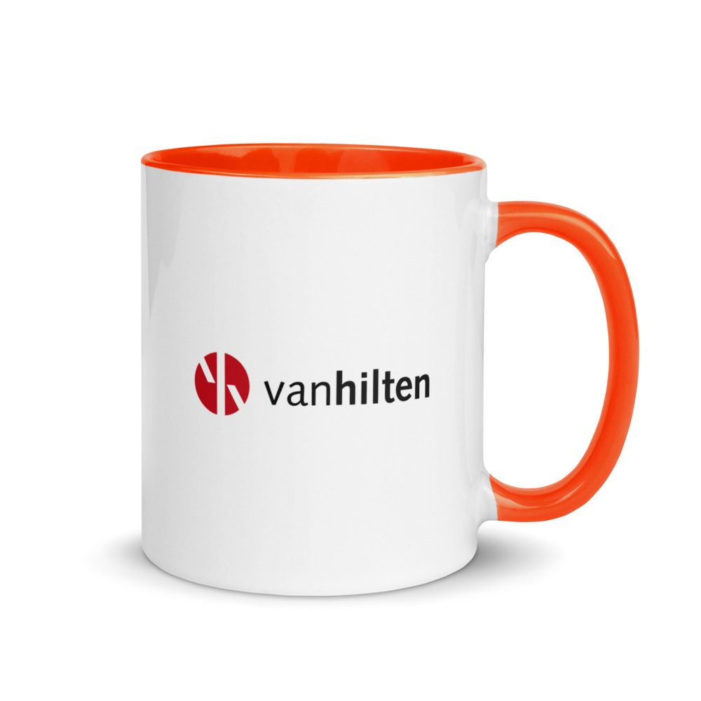 Van Hilten Direct Mok met gekleurde binnenkant