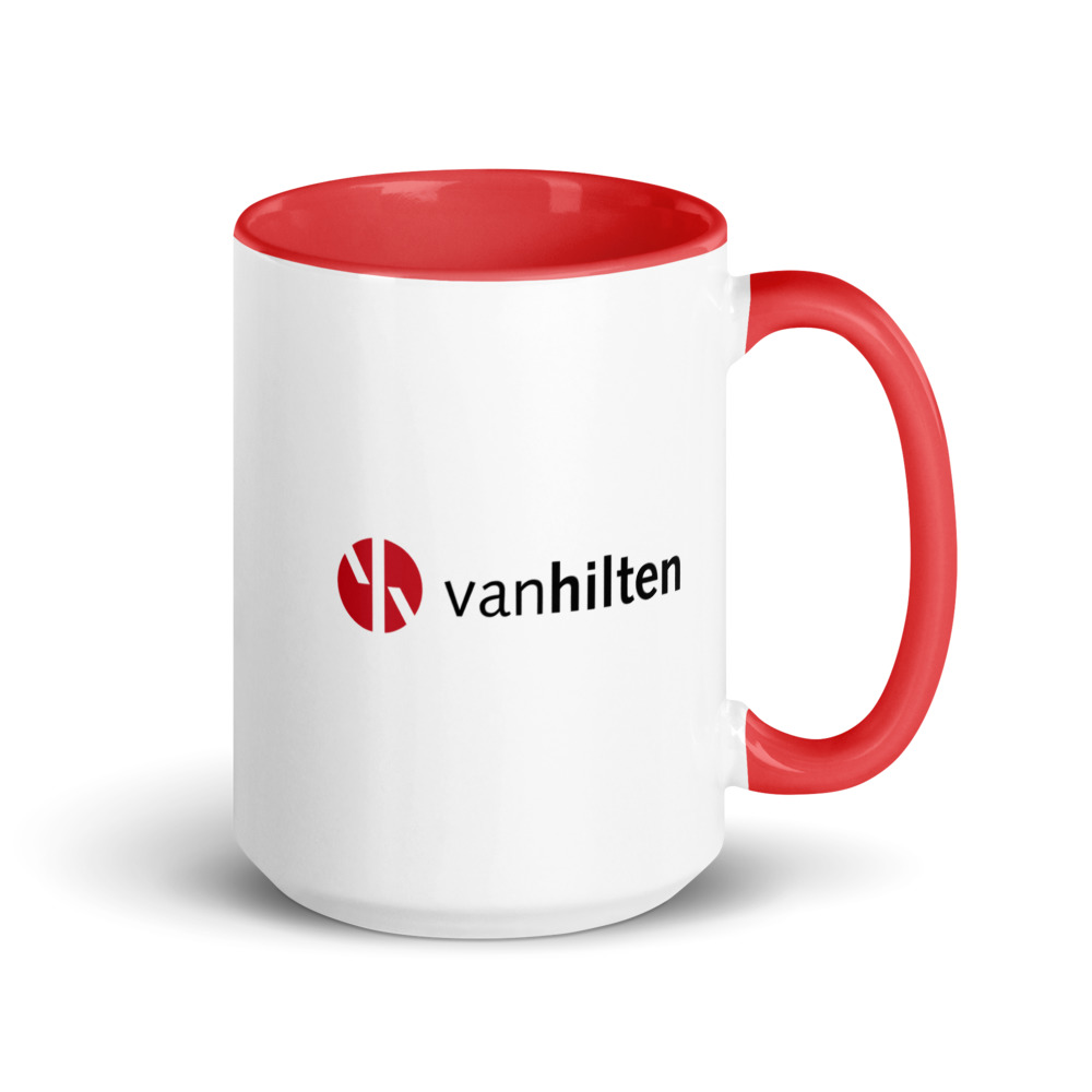 Van Hilten Direct Mok met gekleurde binnenkant
