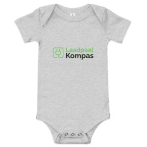 Laadpaal Kompas Baby romper met korte mouw