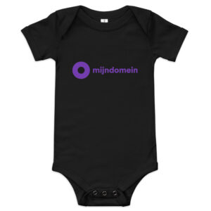 Mijndomein -  Baby romper met korte mouw
