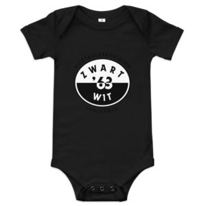 Zwartwit63 -  Baby romper met korte mouw