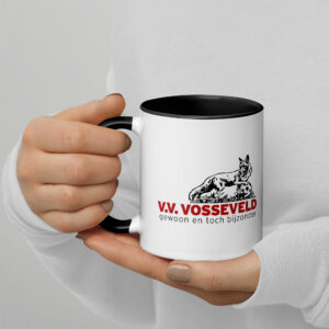 Vvvosseveld -  Mok met gekleurde binnenkant