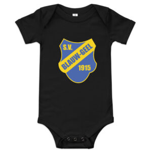 Svblauwgeel15 -  Baby romper met korte mouw