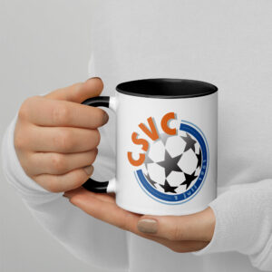 CSVC -  Mok met gekleurde binnenkant