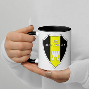 Fcmedemblik -  Mok met gekleurde binnenkant