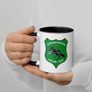 Vvsprinkhanen -  Mok met gekleurde binnenkant