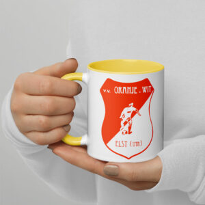 Vvoranjewit -  Mok met gekleurde binnenkant