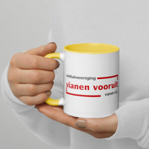 Vianenvooruit -  Mok met gekleurde binnenkant