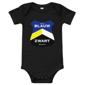 Rksvblauwzwart -  Baby romper met korte mouw