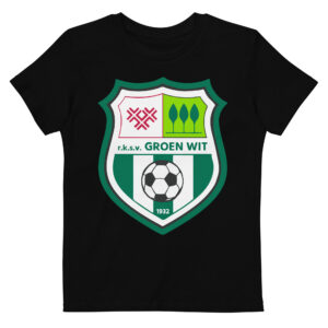 Rksvgroenwit - Biologisch katoenen T-shirt voor kinderen