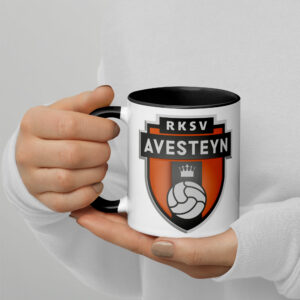 Rksvavesteyn -  Mok met gekleurde binnenkant