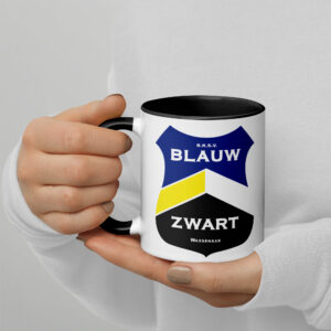 Rksvblauwzwart -  Mok met gekleurde binnenkant