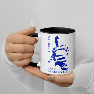 Rksvbekkerveld -  Mok met gekleurde binnenkant