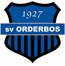 SV Orderbos Logo Logo van voetbalclub SV Orderbos met rood en zwart