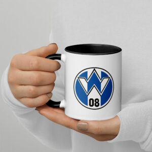 Wilhelmina08 -  Mok met gekleurde binnenkant