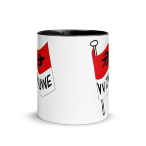 Vvzwaluwe -  Mok met gekleurde binnenkant