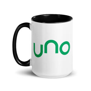 Uno -  Mok met gekleurde binnenkant