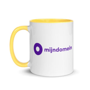 Mijndomein -  Mok met gekleurde binnenkant